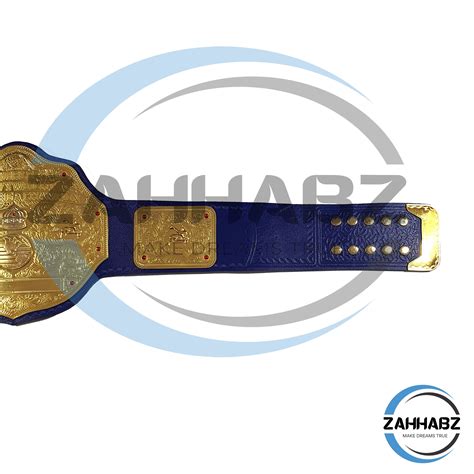 Big Gold Replica Belt World Heavyweight Championship Title Blue Belt ...