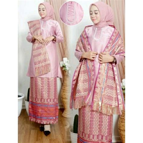 Jual Best Seller Kebaya Tafeta Mona Origional Rok Songket Thailand