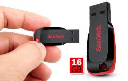 Plastic Black SanDisk Cruzer Blade 16 GB At Rs 380 Piece In New Delhi