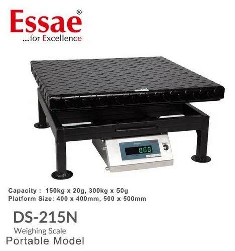 Stainless Steel Ds N Essae Platform Digital Weighing Scale At