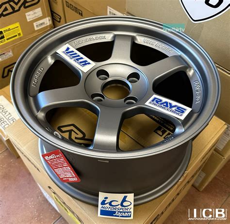 Rays Volk Racing Te37sl Tribute Edition Super Lap Wheels 15x8 4x100 35