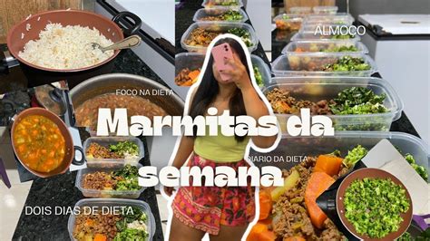 Preparando Marmitas Para Semana Marmitas Fitnes Para Semana Youtube