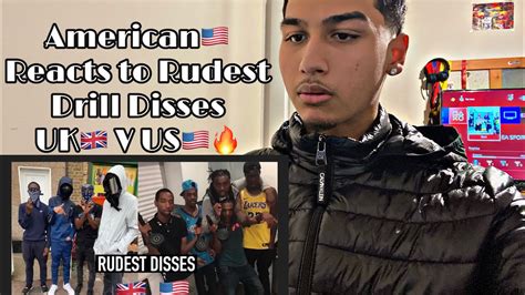 AmericanReacts To Rudest Drill Disses UK Vs US YouTube