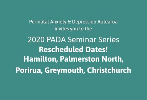 Save The Date Pada Seminar Series Pada Perinatal Anxiety