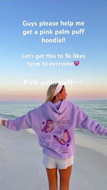 Please Help Me Get To 5k Likes For This Pinkpalmpuff Hoodie💗 Shorts