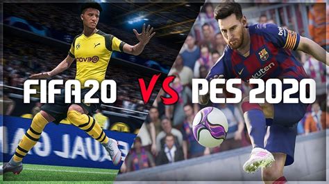 FIFA 20 Vs PES 2020 Trailer Comparison HD YouTube