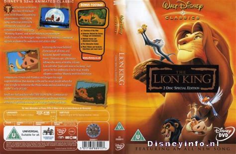 The Lion King Disney Dvd Database