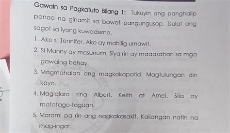 Gawain Sa Pagkatuto Bilang 1 Tukuyin Ang Panghalip Panao Na Ginamit Sa Hot Sex Picture