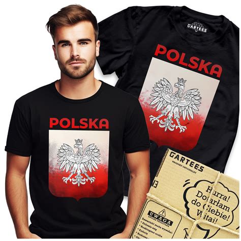 Koszulka M Ska Z Nadrukiem Patriotyczna Na Euro Polska Kibic