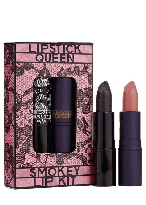 Lipstick Queen Smokey Lip Kit Pinky Nude Long Lasting Matte Lipstick Set Buy Now With