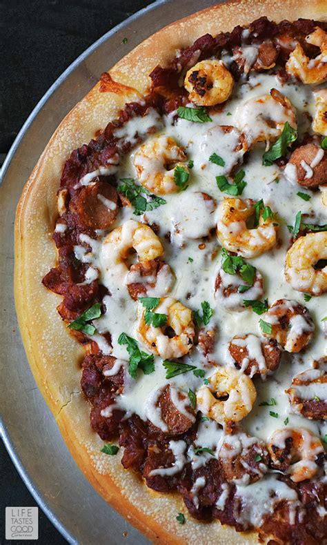 Jambalaya Pizza Life Tastes Good