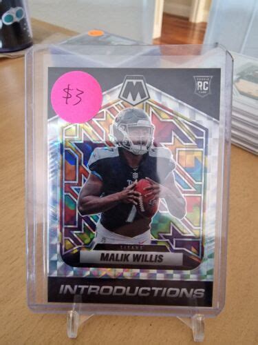 Panini Mosaic Introductions Mosaic Prizm I Malik Willis Rc