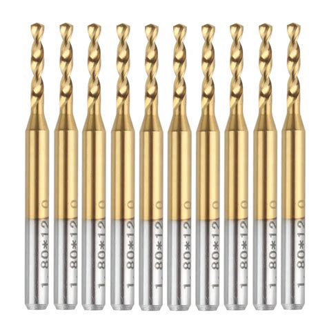 X Titanium Nitride Coated Carbide Pcb Cnc Drill Bits Router Mm In