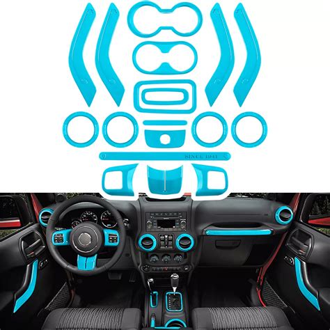 Jeep Wrangler Interior Trim Kit Teal Cabinets Matttroy