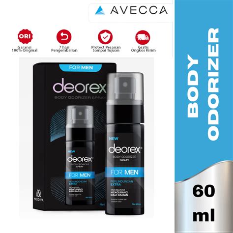 Jual Deorex Body Odorizer Spray 60 Ml Mengatasi Bau Badan Deodorant