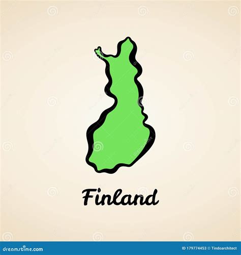 Schets Finland Vector Illustratie Illustration Of Vector 179774453