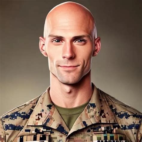 Johnny Sins As A Us Marine With Short Beard