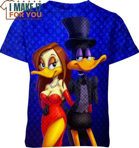 Tina Russo And Daffy Duck Louis Vuitton Looney Tunes Shirt Perfect