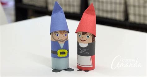 Cardboard Tube Gnomes A Fun Craft From Sherlock Gnomes