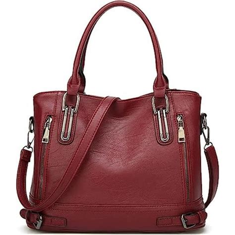 Sac Main Femmesbandouliere En Cuir Pusac Fourre Tout Grande Capacit