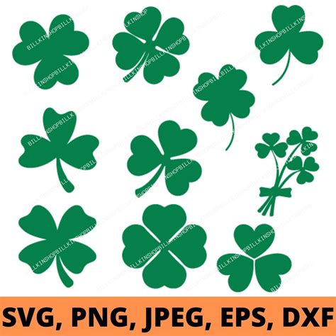 Shamrock Svg Saint Patricks Day Svg Cricut Cut Files Etsy