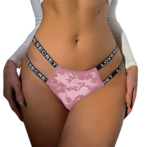 XZHGS Floral Summer Bikini Women Lace Briefs Hollow Out Panties Crochet