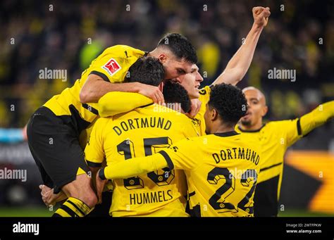 Dortmund Germany Th Mar Torjubel Emre Can Bvb Mats Hummels