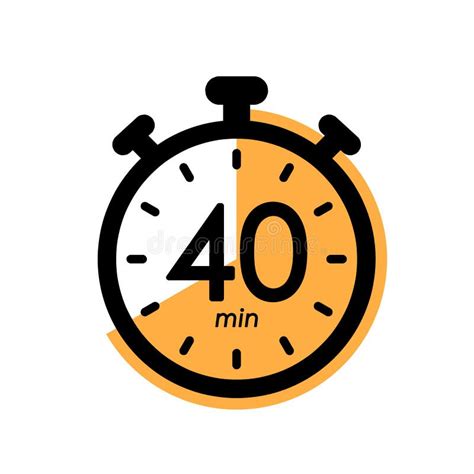 40 Min Stock Illustrations 134 40 Min Stock Illustrations Vectors