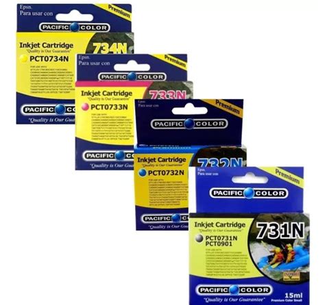 Pack De Tintas 73n Black Y Color Alternativas Pacific Color Cuotas