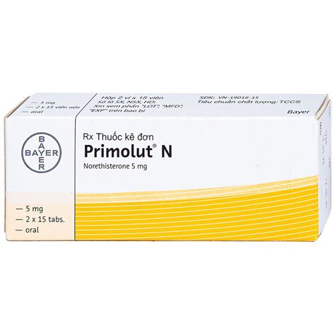 Công dụng thuốc Primolut N Vinmec