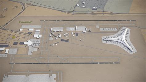 Kuwait International Airport Kwi D Model By Dcitymodels