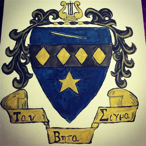 Tau Beta Sigma crest #taubetasigma #tbs #sorority #crest #diy #paint | Tau beta sigma, Sorority ...