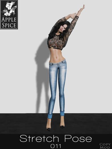 Second Life Marketplace Apple Spice Stretch Pose 011