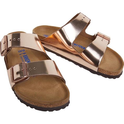 Buy Birkenstock Arizona Narrow Fit Sandals Metallic Copper