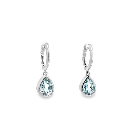 Light Blue Topaz Drops Troy O Brien Fine Jewellery