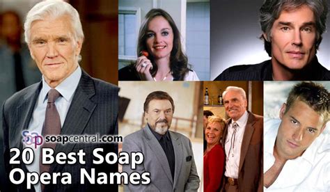 The 20 Best Soap Opera Names Of All Time Soap Central On Soap Central