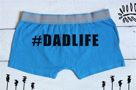 Dadlife Boxers Dad Boxer Briefs Dads Underwear T For Etsy