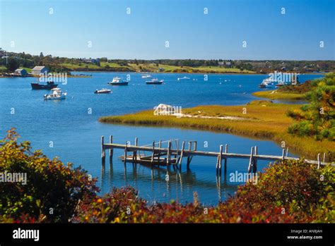 Harbor Marthas Vineyard Massachusetts Usa Stock Photo Alamy