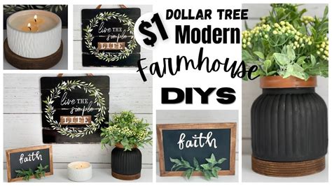 High End Diys Dollar Tree Modern Farmhouse Decor Youtube