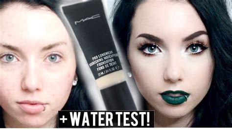 New Mac Pro Longwear Waterproof Foundation Nc15 Review Demo And Water