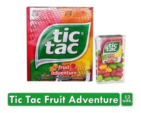 Tic Tac Fruit Adventure X 24 Cajitas Mercadolibre