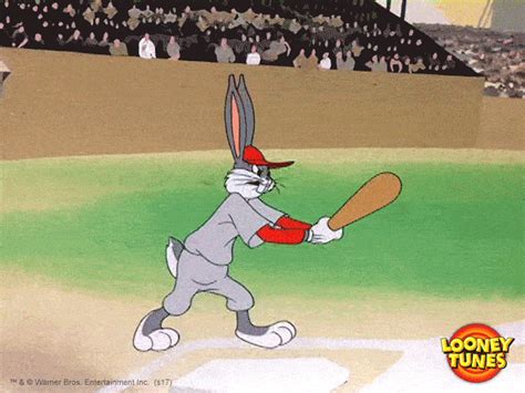 Bugs Bunny Baseball By Looney Tunes Find Share On Giphy