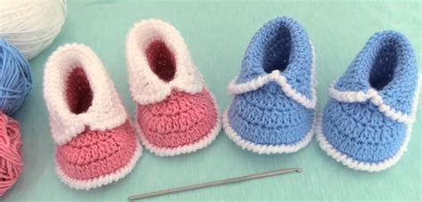 Faciles Zapatitos Tejidos A Crochet Para Beb Paso A Paso