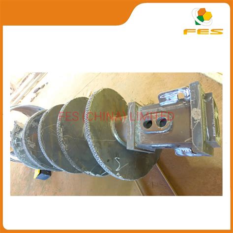 Hydraulic Piling Rig Spare Parts Rock Auger with Bullet Teeth for ...