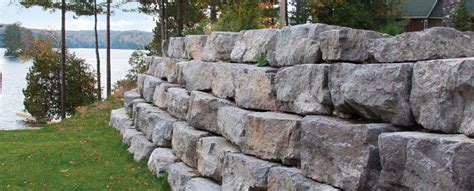 Armour Stone Retaining Wall Pictures Wall Design Ideas