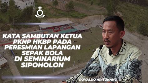 Rovaldo Aritonang Saya Tidak Mau Merantau Karena Ingin Membangun