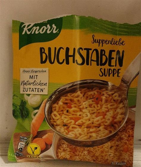 Buchstabensuppe Knorr 1pcs