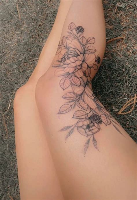 Flower Tattoo Ideas That Radiate Elegance And Beauty Leg Tattoos