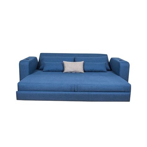 Sofa Cama Azul Posicion 2 Litto Mobydec Muebles Venta De