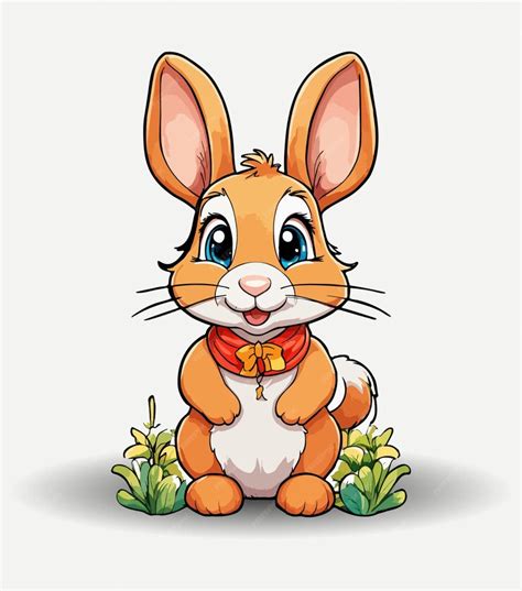 Premium Vector Vector Bunny Cute Bunny Rabbit Cartoon Illustration